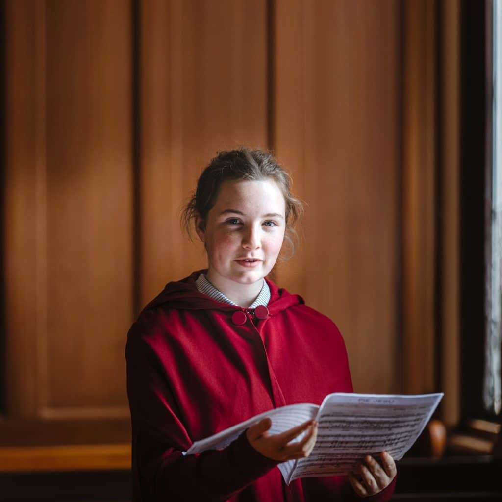 Katie, a student who attends Woodford House